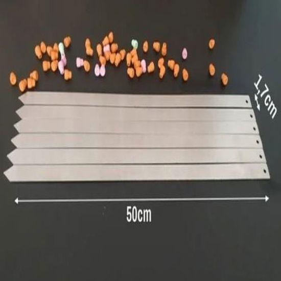 Saint Belisama 6 Professional Stainless Steel Mincing Skewers (Adana-Urfa-Antep Kebab Skewers)