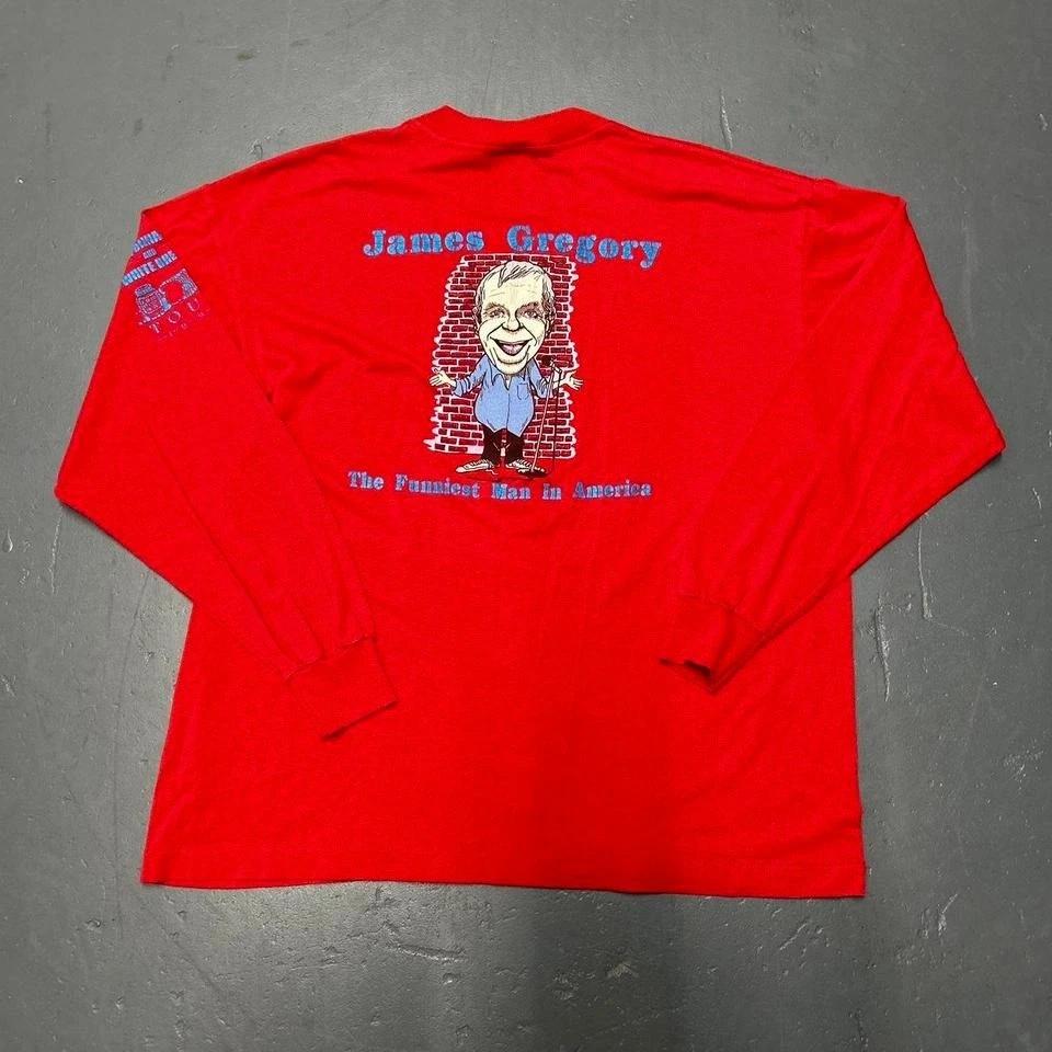 

Vintage 1996 James Gregory comedian Mayonnaise and white bread tour Tshirt L