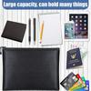 3 Sizes Fireproof Document Bag Waterproof Money Bags Fire Safe Storage Pouch with Zipper Cash File Envelope Holder