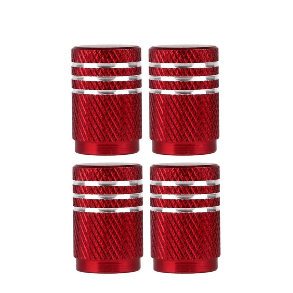 DSYCAR 4Pcs/Lot Universal Alu-Alloy Tire Valve Caps for Car Truck Motorcycle Bicycle Valve Stem Cover Tire Accessories Valve Stems 1