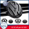 2026 Chaud Pour VOLKSWAGEN VW 2 Pièces VW Golf 7.5 ABS Couvercle de Logo de Voiture Badge de Calandre Avant Autocollant d'Emblème de Coffre Arrière Accessoires Pour Volk