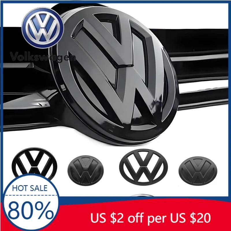 2026 Chaud Pour VOLKSWAGEN VW 2 Pièces VW Golf 7.5 ABS Couvercle de Logo de Voiture Badge de Calandre Avant Autocollant d'Emblème de Coffre Arrière Accessoires Pour Volk