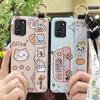 Wristband Dirt-resistant Phone Case For Nokia G100 Wrist Strap Anti-knock Durable Back Cover Anti-dust Silicone Cartoon