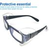 10 Pairs Safety Glasses, Flexible Anti-Slip Side Shields, Fits Medium To Large Eyeglasses with Clear Lenses