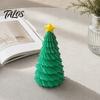 Christmas Tree Decor 3D Printed Figurine, Yellow Star Topper Statue, Mini Small Ornament Decoration for Home Office, Gift Xmas Holiday