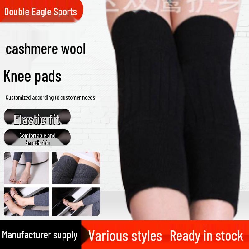 Warm Wool Cashmere Knee Pads for Elderly – Sports Protective Gear