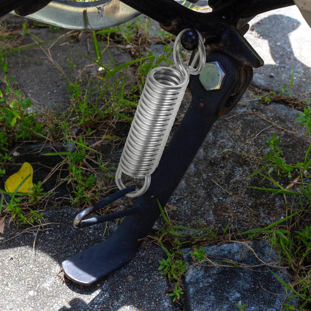 10Pcs Stainless Steel Extension Springs with Dual Hooks High Elasticity Mechanical Tension Springs for Vehicle Brackets Ladder