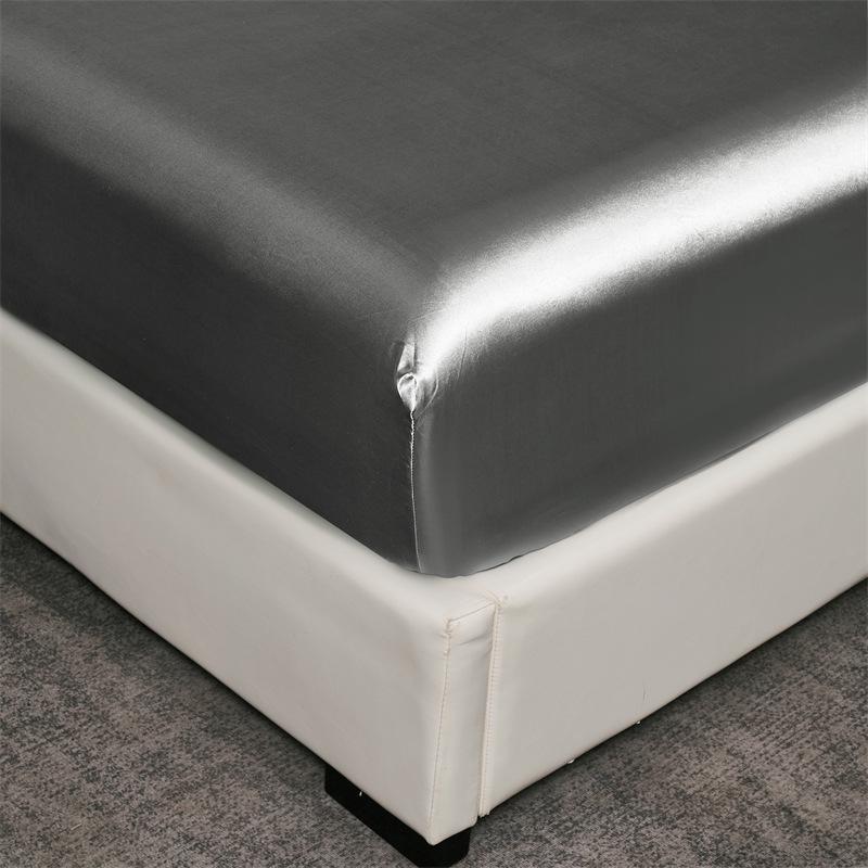 Silk Satin Cool Touch Fitted Sheet & Pillowcase Set