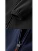 Men's Plus Size Stand Collar Fleece Jacket - Loose Fit for Spring and Autumn