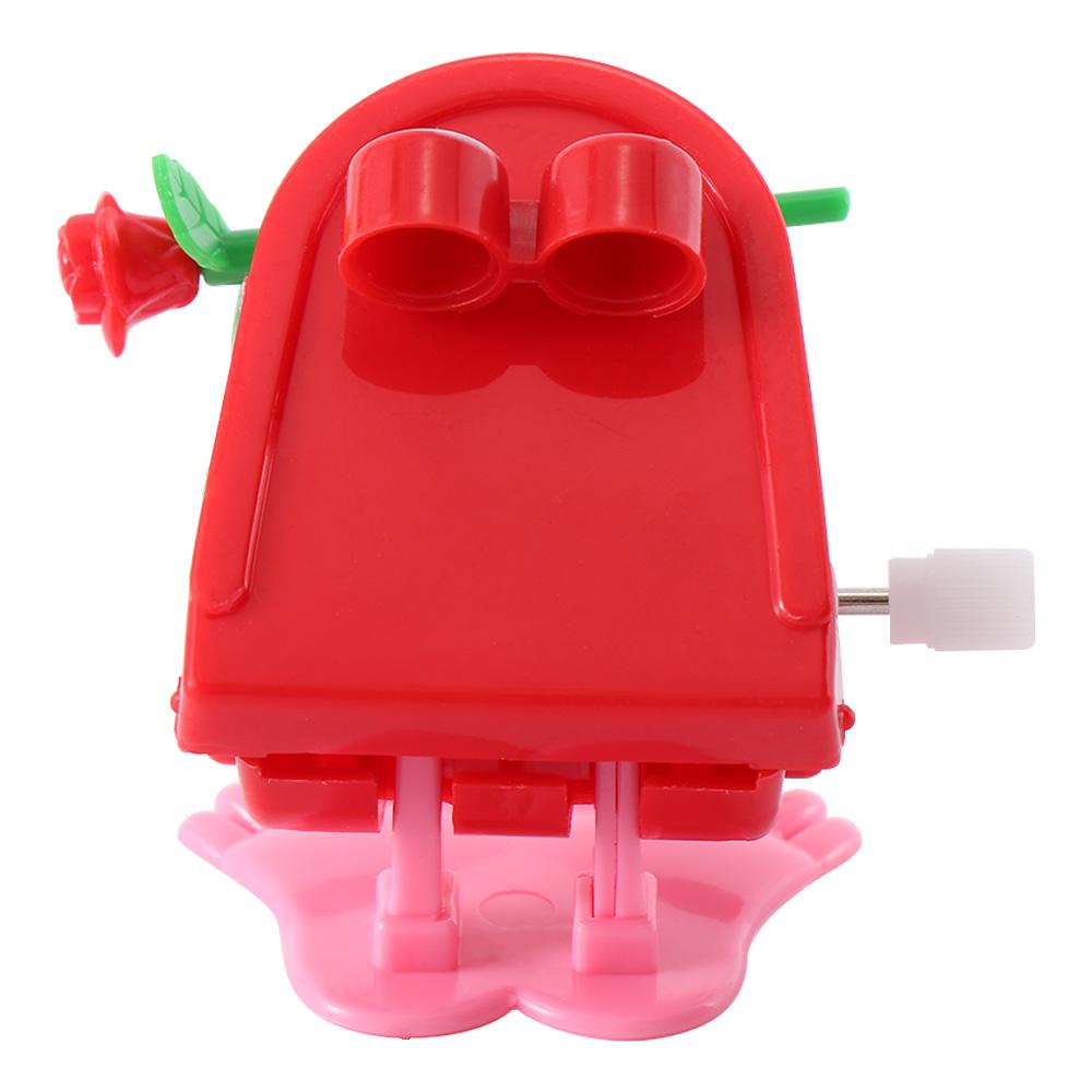 Chattering Funny for Baby Kids Clockwork Toy Walking Teeth Shape Wind Up Clockwork Toy Teeth Rose