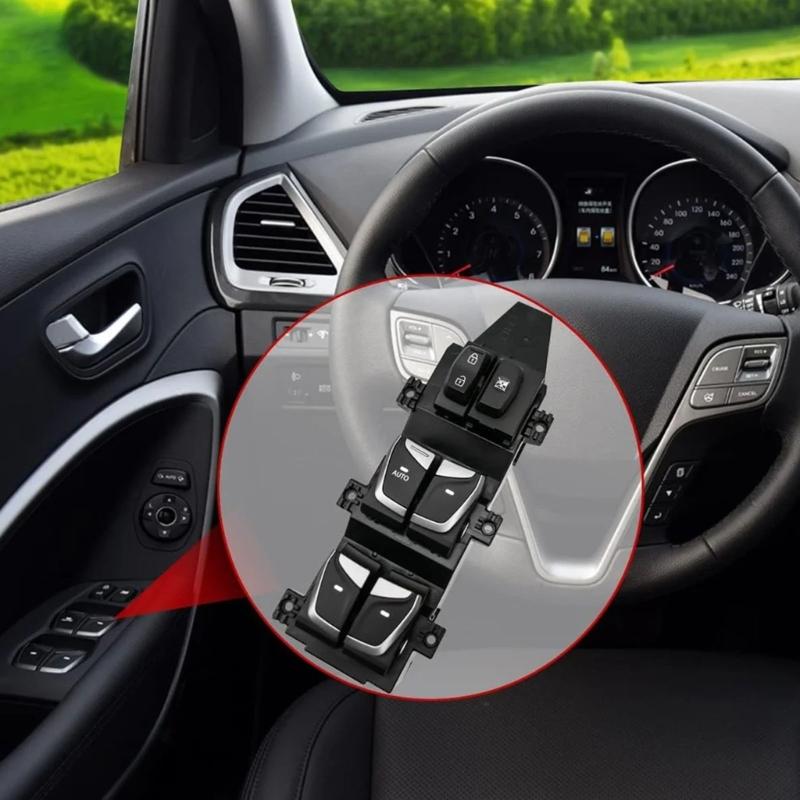 Automotive Accessory Car Power Window Switch 93570-2W000 Replacement Glass Control Switch for IX45 DM 2013-2018