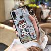 Waterproof Lanyard Phone Case For UMIDIGI Power Fashion Design Cartoon Ring Protective Cute Wrist Strap Anti-knock