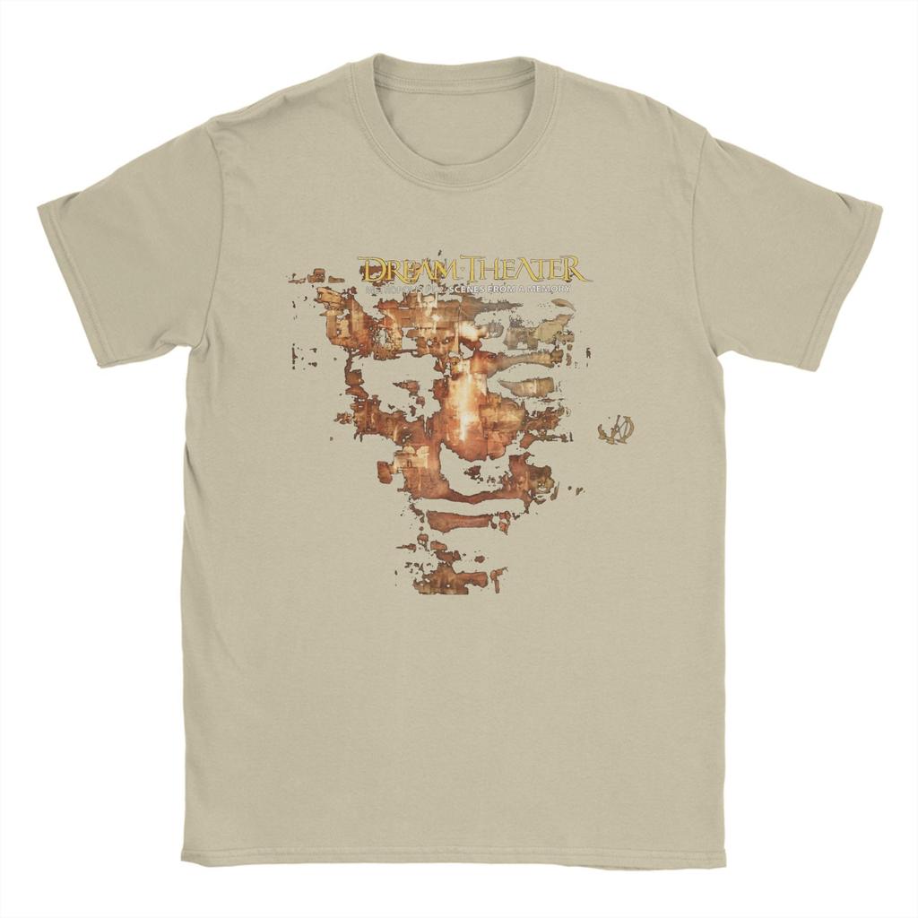 Fashion D-Dream Theaters  T-Shirt Men Crewneck Pure Cotton T Shirts  Short Sleeve Tee Shirt New Arrival Tops