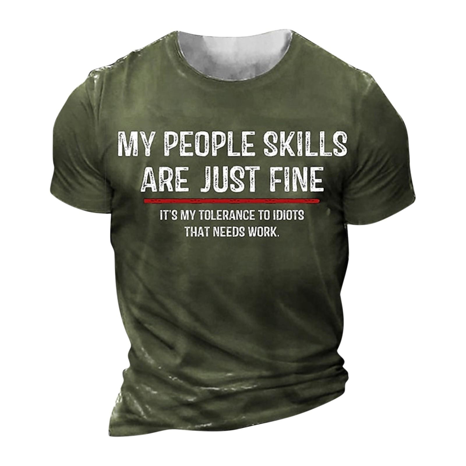 Летняя черная хлопковая футболка с коротким рукавом и круглым вырезом — фото 3