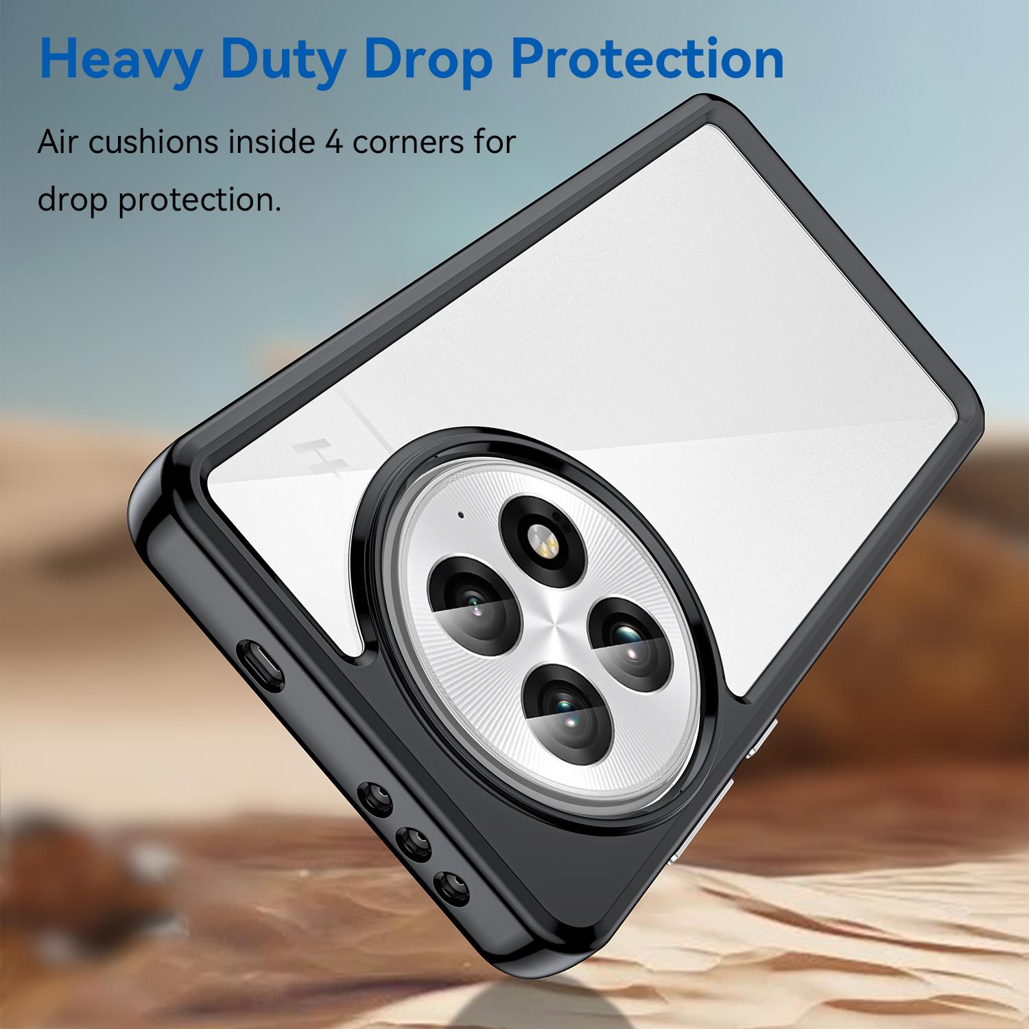 

For OnePlus 13 Case TPU+Acrylic Protective Clear Phone Cover Transparent