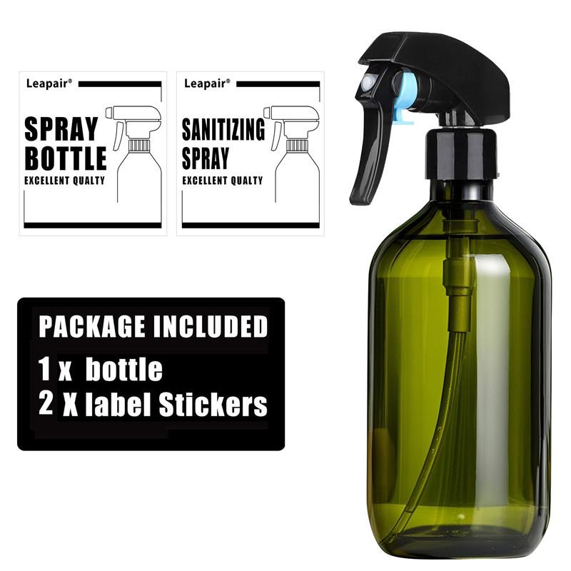 

500 мл многоразовые бутылки-распылители с этикеткой пластиковый портативный триггерный распылитель для макияжа инструмент для сада, растений, кухни style 3