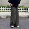 Harajuku Streetwear Khaki Cargo Pants Women Oversize Pockets Hip Hop Black Wide Leg Trousers For Female Korean
