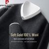Pierre Cardin Men's 100% Wool V-Neck Pullover Sweater