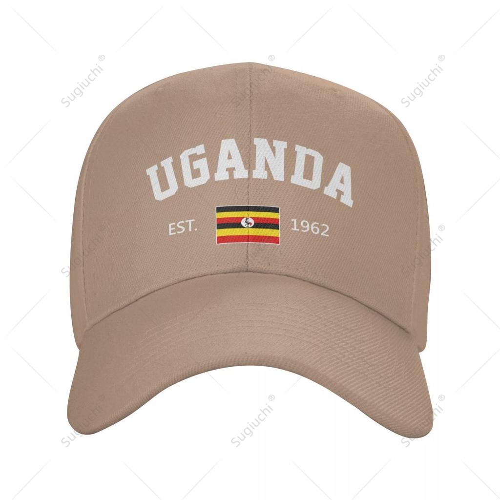 Unisex Baseball Cap Uganda EST Independence Day Wild Sun Shade Peaked Adjustable Outdoor Caps for Unisex Women