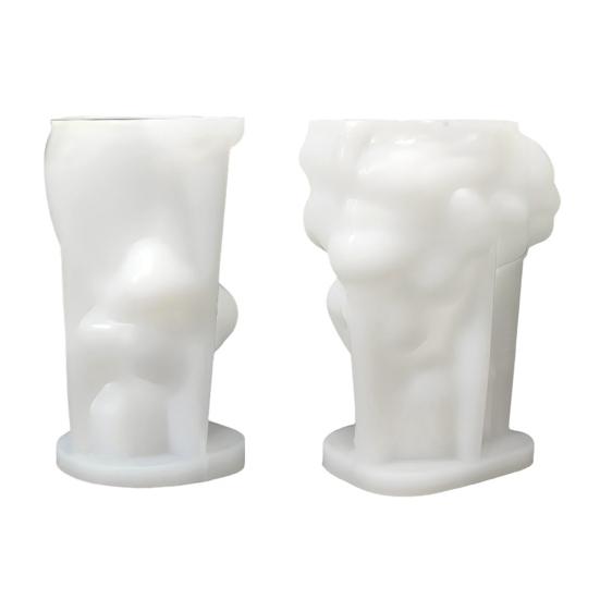 3D Frog Silicone Mold for Candles Soap Resin Plaster Crafts Flexible Casting Mold Reusable DIY Molding Kit Unique Cake Decorations