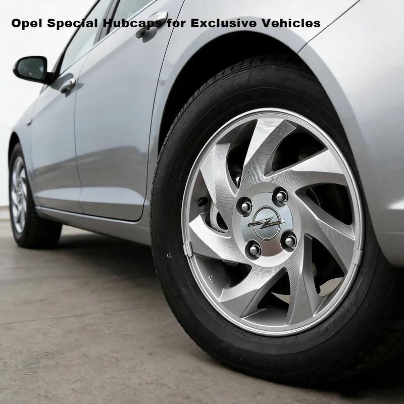 4 szt. 10 cm Kołpak koła samochodowego, Nakładka na środek koła z emblematem Do Opel Astra j g Insignia Corsa d Vectra c Zafira a Gadżety samochodowe