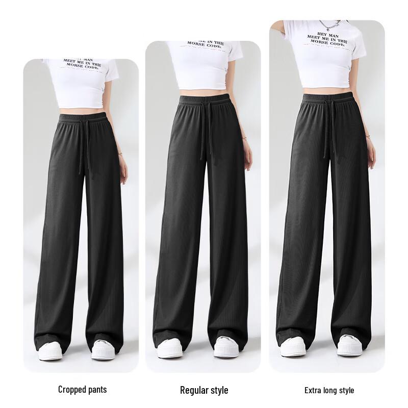 Warrior Women's Ice Silk Wide-Leg Casual Pants