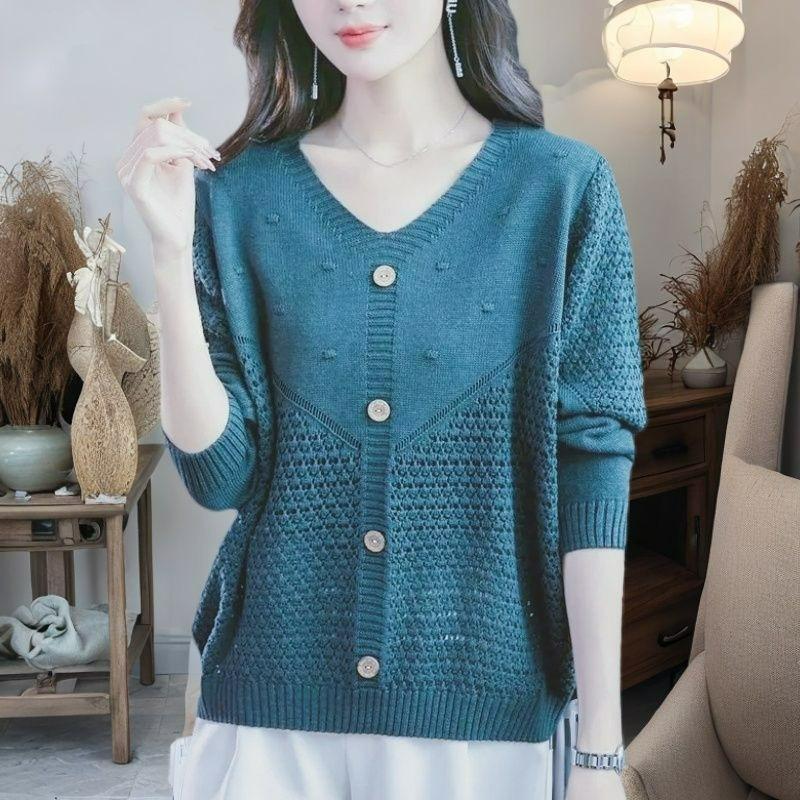 

Анола Красный бархат Женский свитер Большой размер Базовая рубашка Толстый вязаный свитер XXXXL синий