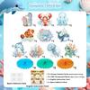 10PCS Set Ocean Animals Centerpieces Under the Sea Decorations  for Gender Reveal Birthday Party