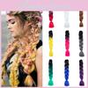 Colorful Ombre Jumbo Braid Hair For Women Change Your Hairstyle With This Exotic Style! Characters)