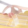 Transparent Water Pattern Heel and Shoelace Anti-Wear Stickers