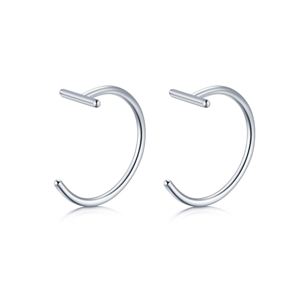 Piercing do wargi na klips 18G Stal nierdzewna Hipoalergiczny Punk Bez przekłuwania Pierścień do warg Pozłacany Kolczyk do chrząstki ucha Conch Cuff