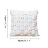 Easter Pillow Case 18X18 Inch Spring Bunny Cushion Cover 2 Pieces Decorative Pillowcase For Sofa Couch Chair Bed Living Room