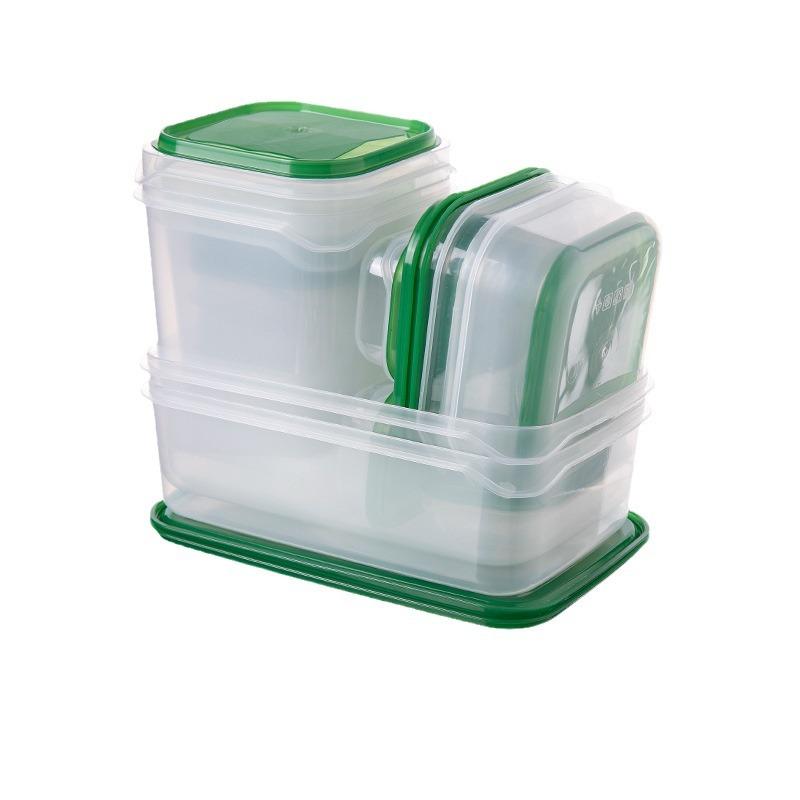 17Pcs/Set Freshness Preservation Box Set Plastic Lunch Box Kitchen Refrigerator Ingredient Packaging Microwave Lunch Box