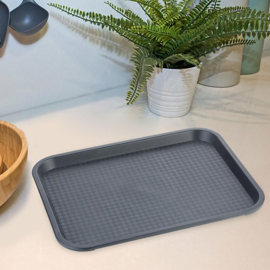 Decorative Tray Sturdy Office Multipurpose Kitchen Tea Snacks Durable Serving Tray Desk Organizer Serving Tray Platter