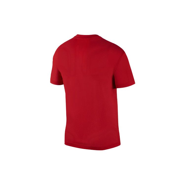 Jordan Dna Mesh Breathable Sports Crew Neck Short Sleeve T-Shirt Men Tops Red AV0117-657