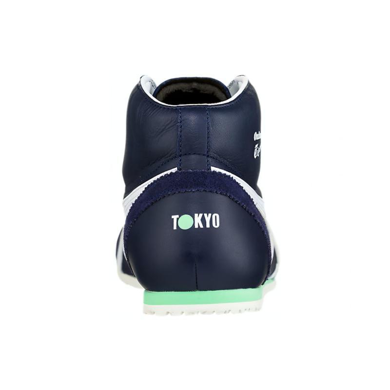 Onitsuka Tiger Mexico Mid Runner 'Dark Blue White Green' Sneakers 1183A335-401