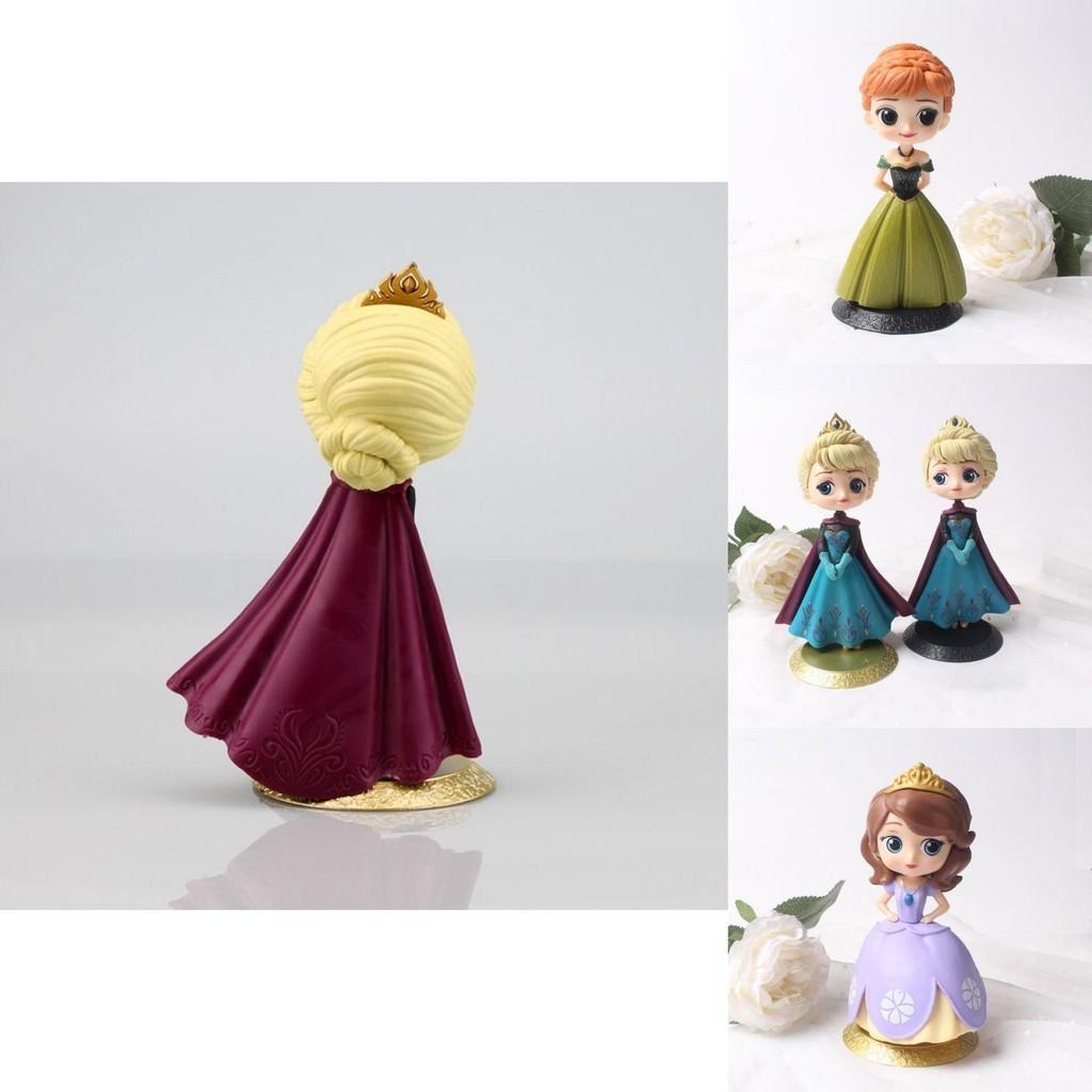 Enchanting Frozen Princess Elsa Anna Sofia Mini Figures Pvc Miniatures For Kids Fans