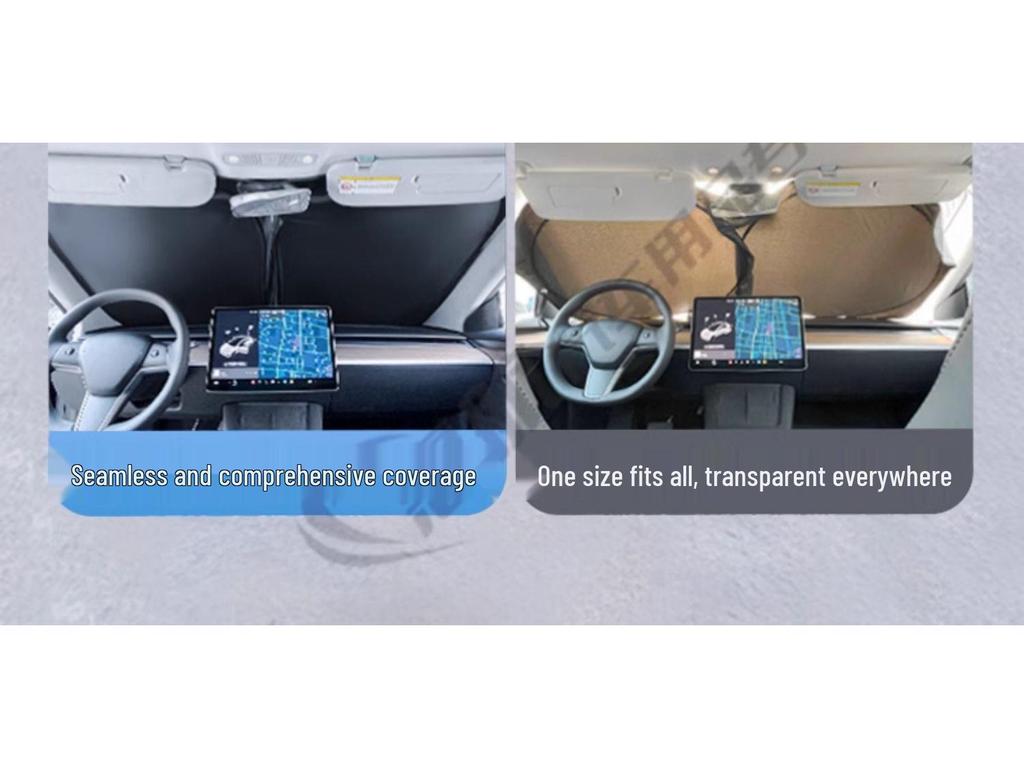 Changan Automobile Sunshade Heat Insulation Curtain for CS55 Plus, CS75 Plus, Oshan X5 Front Panel