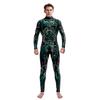 The Artificial Intelligence Pattern Print Sexy Jumpsuit Unisex Long Sleeve Cosplay Catsuit Halloween Zentai Suit Aerial Yoga Set