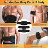 ABS Stimulator Bauchtrainer EMS Muskelstimulator Bauchstraffungsgürtel Bauch Taille Arm Bein Gewichtsverlust Zuhause Büro Fitness Arbeit Praktische Anwendung