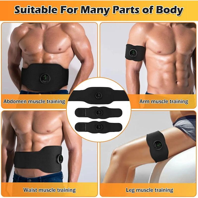 ABS Stimulator Bauchtrainer EMS Muskelstimulator Bauchstraffungsgürtel Bauch Taille Arm Bein Gewichtsverlust Zuhause Büro Fitness Arbeit Praktische Anwendung