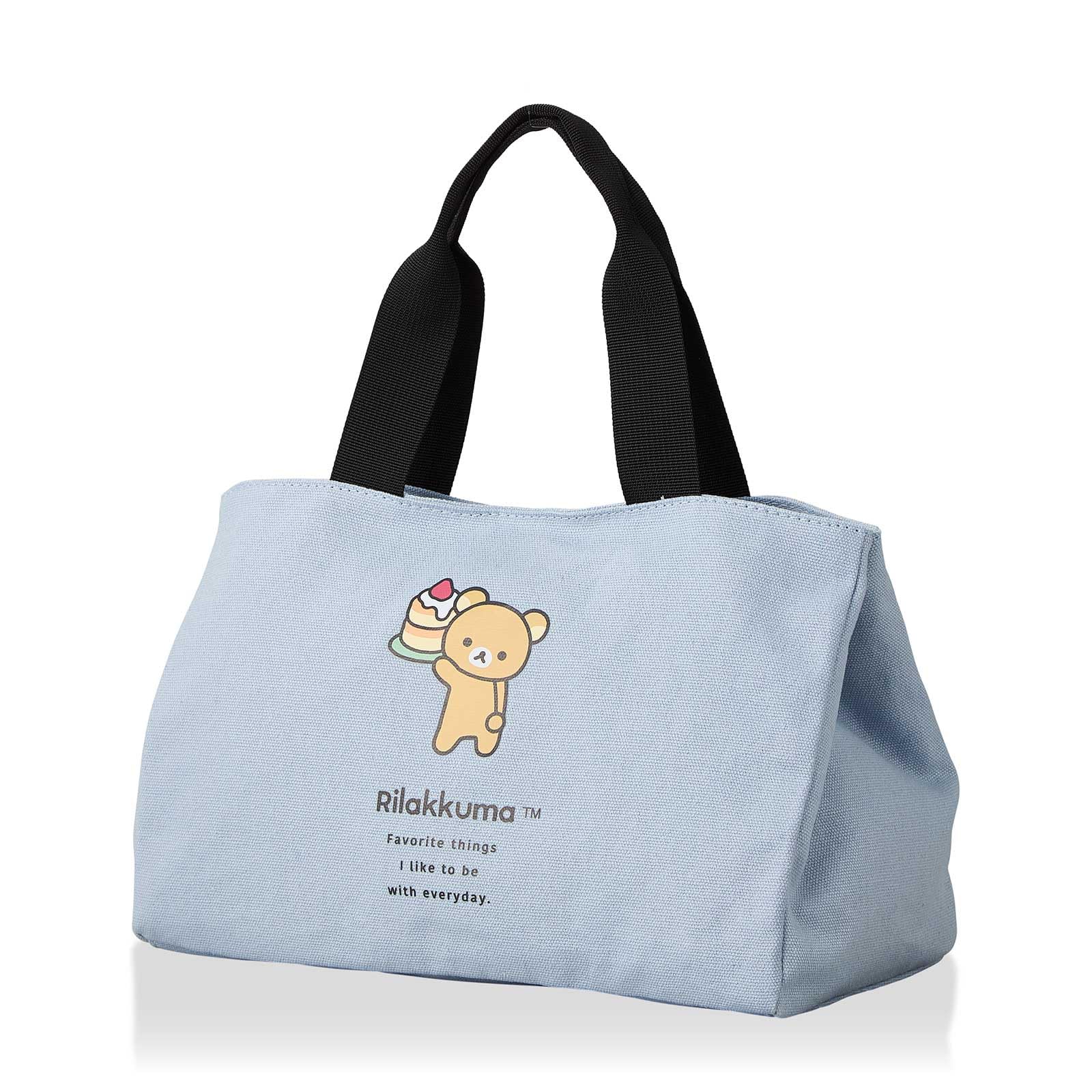 

Rilakkuma Side Button Mini Tote Bag HAP6040 Blue Rilakkuma [Hapitas] Women s