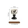 Shangqi Black Rose Ceramic Candle Holders (Set of 2)