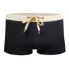 UXH Men's Side Print Square Leg Beach Boxer Swimsuit
