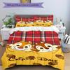 3pcs Chip 'n' Dale Printed Bedding Set, Breathable And Soft, Machine Washable, Christmas Gift, Suitable for Bedroom Decoration, 105