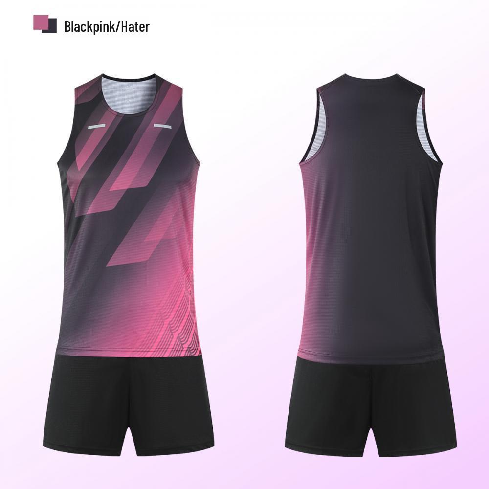 Set Sportivo di Atletica Leggera: Gilet da Fitness da Uomo e Abbigliamento da Maratona da Donna