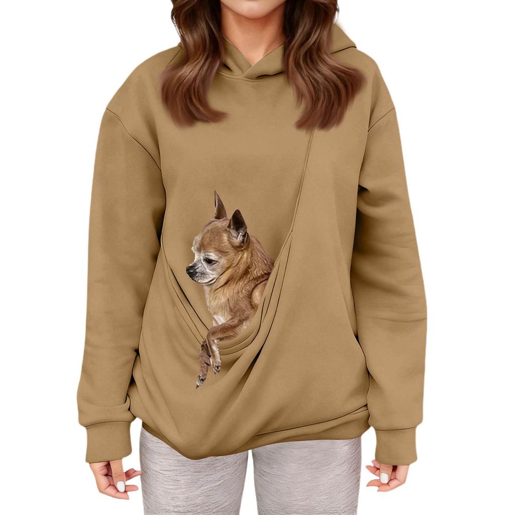 Women's Fashion Daily  Casual  Hoodie Long Sleeve Top