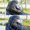 6 Hooks Luggage Net Protective Gears Universal Motorcycle Helmet Mesh Reflective Sundries Net Bag Cord Strap Elastic Mesh Pocke