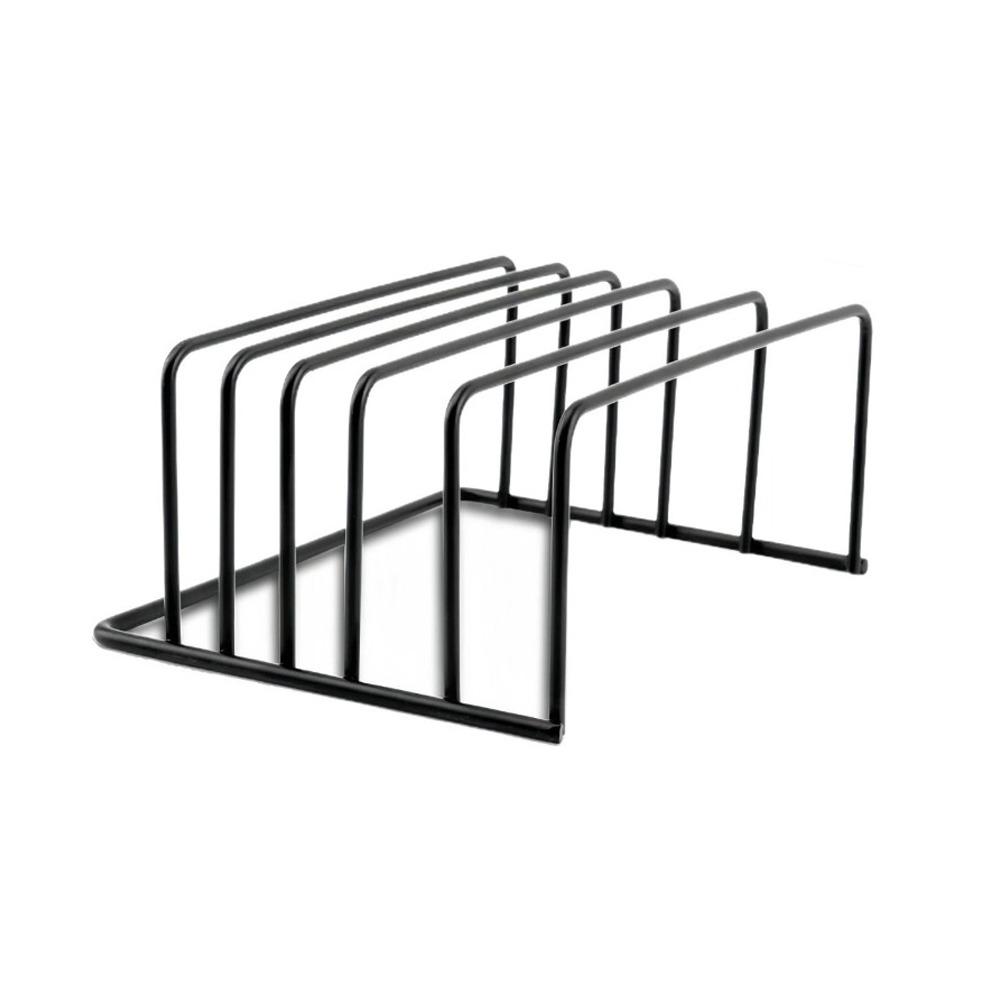 

Durable Multilayer Cutting Board Rack Metal Space Saving Chopping Board Holder Stable Cutting Board Rack Shelf Kitchen Supplies светло-серый