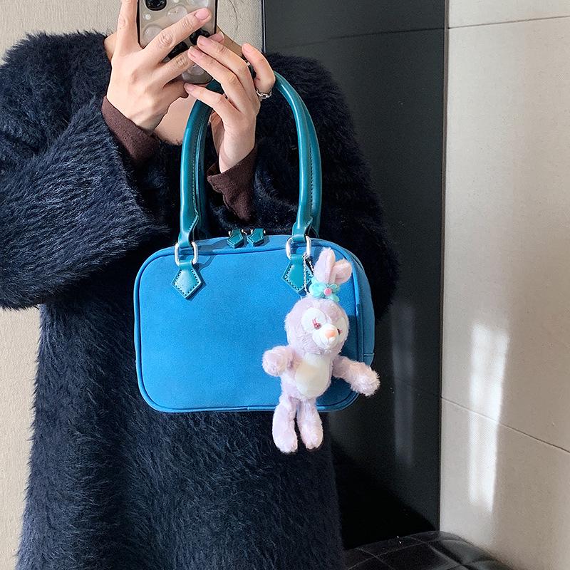 This Year's Trending 2025 Women's Frosted All-Match Crossbody Handbag - Small Square Design